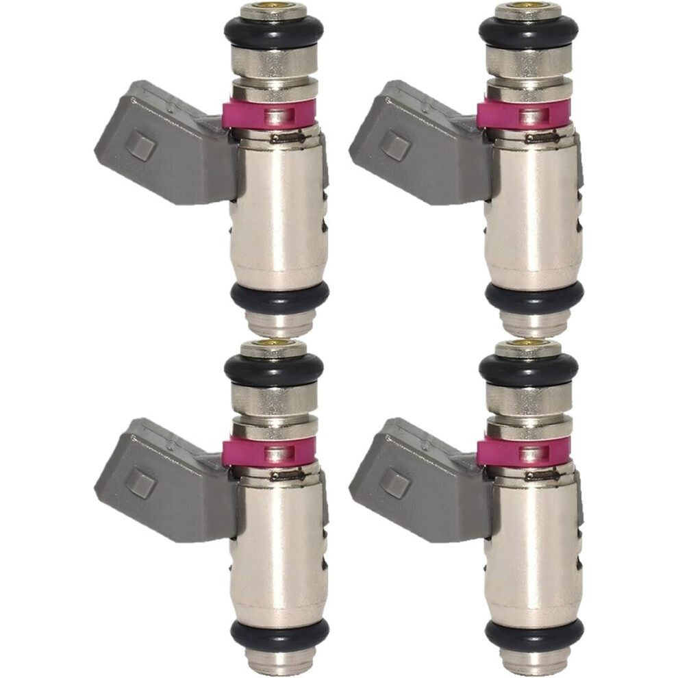 (IWP-143(4PCS)) Fuel injectors IWP143 fuel injectors for Renault for Clio 2 for Laguna for Megane for Scenic Thalia 1.4 1.6 1999-2005 Fuel injector no