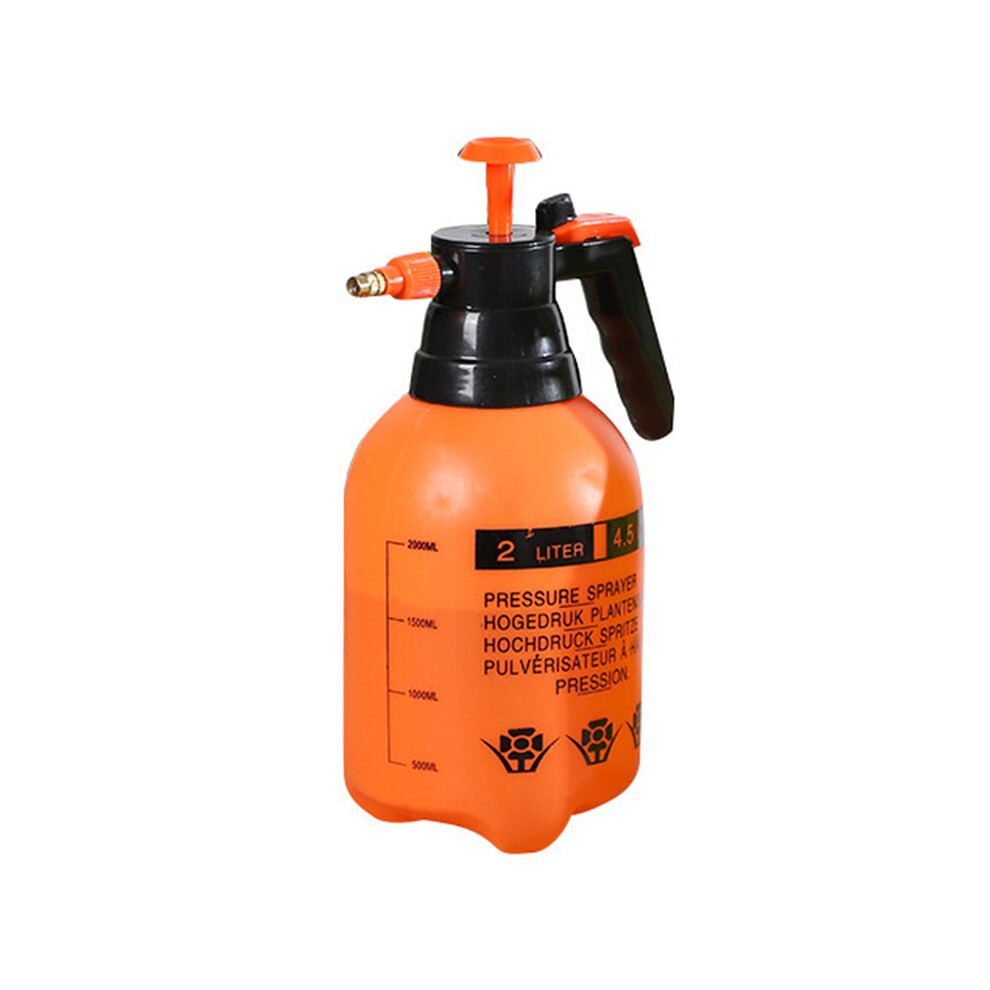 (orange) Pulvérisateur à pression 2 L avec buse réglable Pulvérisateur à pompe de jardin portable Entretien