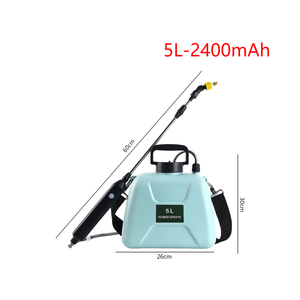 Pulvérisateur d'eau de jardin 5 L (bleu) Bouilloire d'arrosage de fleurs portable Pistolet pulvérisateur