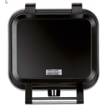 Gaufreiras Profissionais para 2 Waffles Belgas Espessos, Placas Antiaderentes MPM MGO-40 1500W Preto