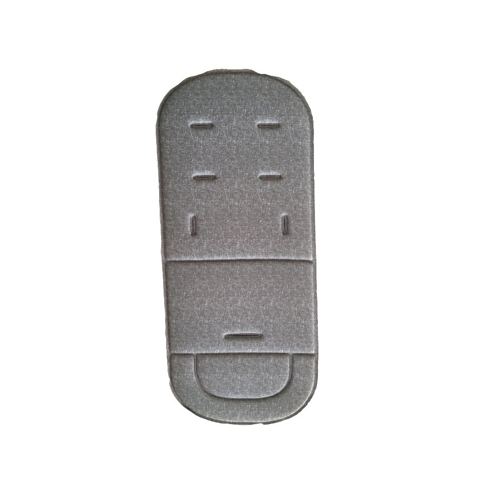(Gris) Coussin de siège de poussette pour bébé Poussette pour enfants Chariot de voiture Chaise haute