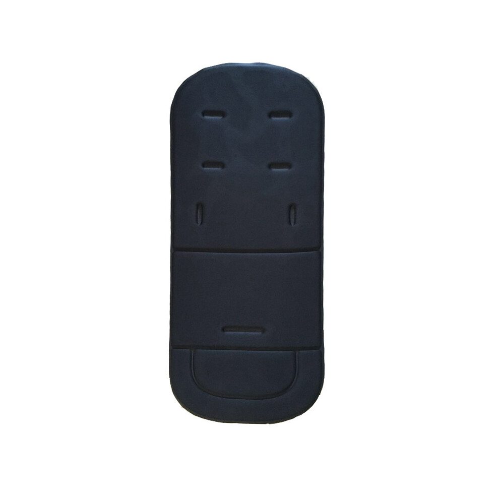 Coussin de voiture pour bébé (noir) imprimé dessin animé, doux et respirant, accessoire pour poussette