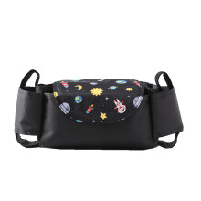 (35x11x15cmTI842) Borsa per passeggino Carrozzina Organizzatore Accessori per neonati Copri portabicchieri