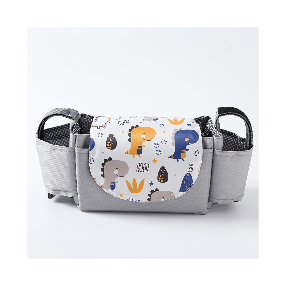 (35x11x15cmTI849) Sac de poussette Organisateur de landau Accessoires pour bébé Porte-gobelet Housse