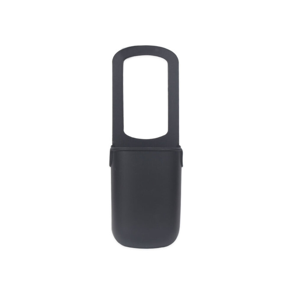 (Noir) Porte-gobelet en silicone pour poussette Porte-gobelet pour fauteuil roulant Gobelet et téléphone/boisson