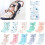 (F) Coussin de siège de poussette pour bébé Coussin de siège auto pour bébé Coussin de siège en coton 5