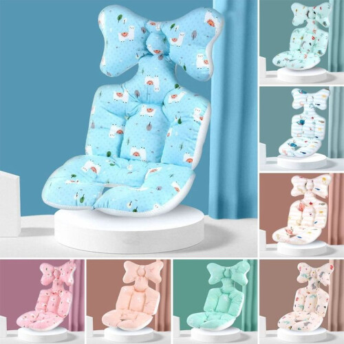 (F) Coussin de siège de poussette pour bébé Coussin de siège auto pour bébé Coussin de siège en coton 1