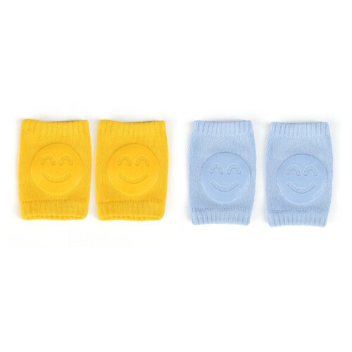 (κίτρινο-μπλε) Baby Knee Pad Παιδικό Αντιολισθητικό μαξιλάρι ερπυσμού