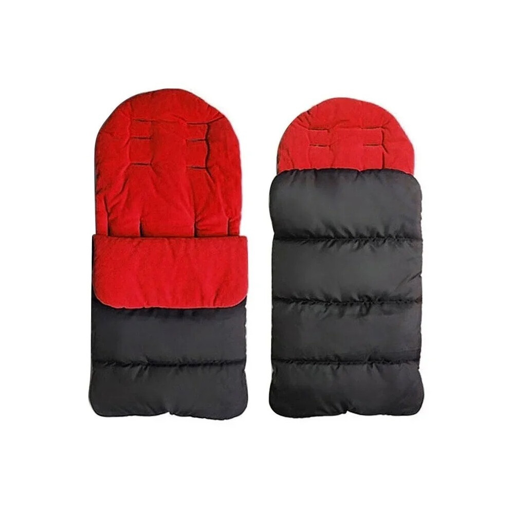 (Rouge) Coussin de siège universel pour poussette Cosy Toes Buggy, housse de chancelière, couverture