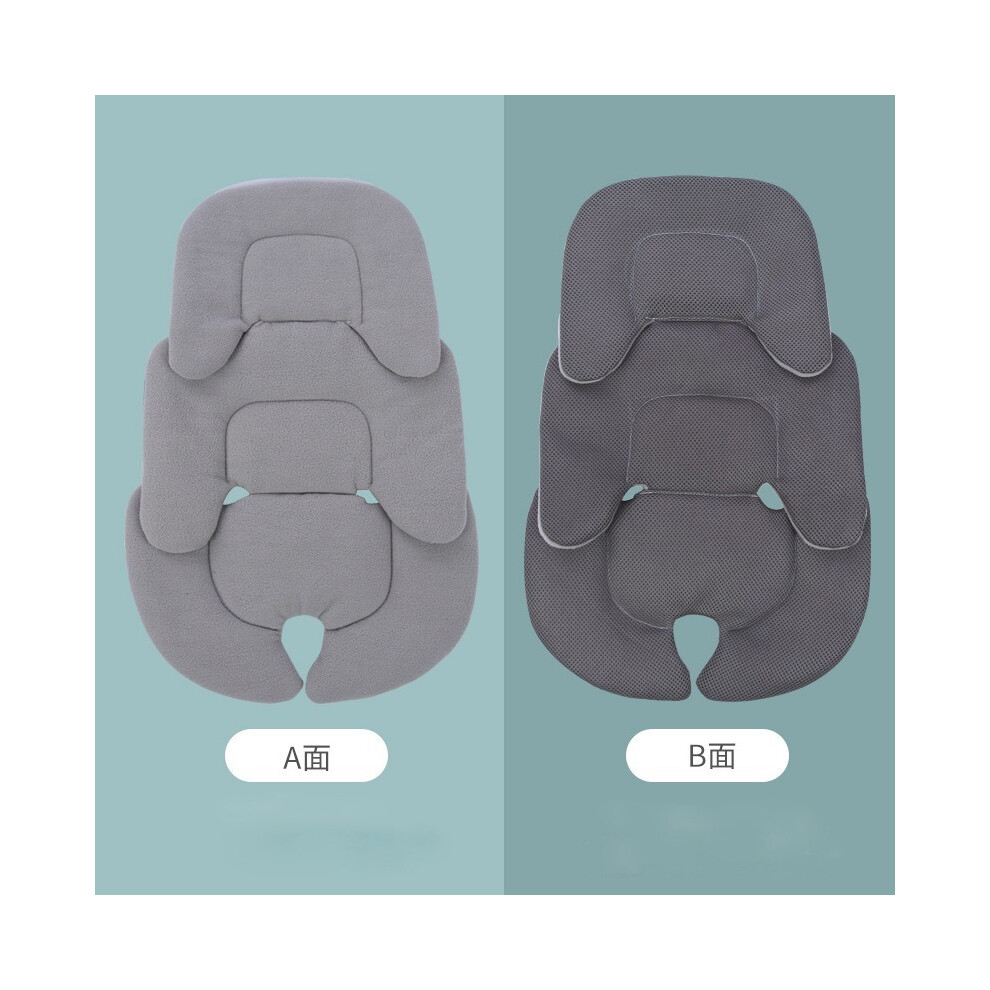 (1 pièce Gris) Coussin de poussette pour bébé, coussin de siège auto, coussin de siège de poussette