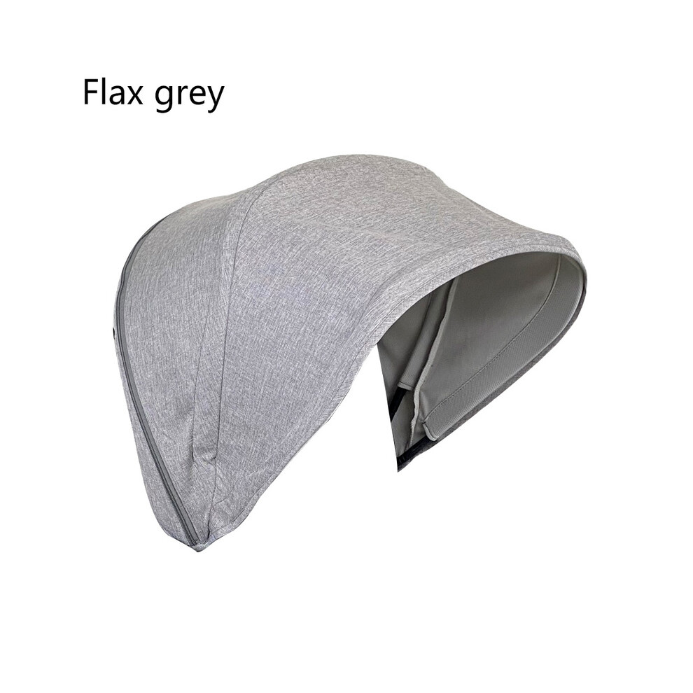 (Gris lin) Auvent pare-soleil pour poussette bébé pour Bugaboo Bee6 Bee5 Bee3 Housse de poussette anti-UV