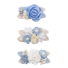 (Set da 006-3 pezzi) Accessori per neonati Forcine per capelli da principessa per copricapo imitazione
