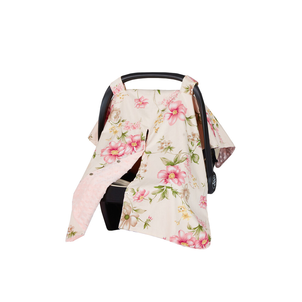 (Begonia) Accessoires pour poussette bébé Mousseline Fil doux et respirant Housse pare-soleil Panier