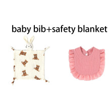(No personalizzato-2 pezzi B) 2 pezzi/set mussola personalizzata con nome del bambino per accessori