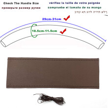 (30 cm Marrone) Fai da te personalizzato Passeggini Bracciolo Maniglia Custodia in pelle Cover per Bugaboo