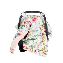 (Rosa) Accessori per passeggino Copertura parasole in morbido filato traspirante in mussola Cestino