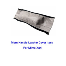 (mamma 1 pz grigio) Passeggino PU Maniglia in pelle Coperture per Mima Xari Carrozzina Bar Custodia