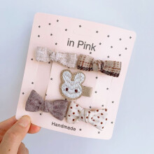 (GRIGIO) 5 pezzi/lotto copricapo per bambini accessori per capelli per bambini fiocchi per ragazze tutto