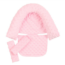 (rosa) Accessori per passeggino Cuscino per la testa Cuscino per sedile del passeggino con copertura