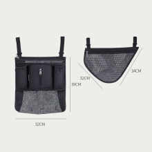 (Nero) Borsa organizer per passeggino Sunveno Borsa portaoggetti per carrello per carrozzina con carrello
