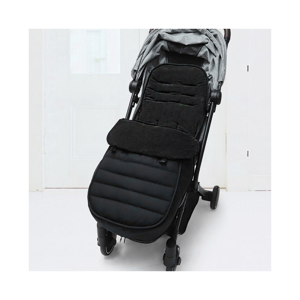 (noir) Sac de couchage pour poussette de bébé, coussin coupe-vent pour nouveau-né, chancelière pour