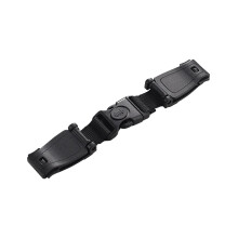 (Nero con serratura) Clip per pettorale con fibbia di sicurezza per auto per bambini Clip per cinturino