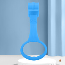 (blå)Baby lär sig att stå Hand-Pull Ring Sling Ring Lek Säng Säng Bilkrok Lämplig för 0-3 år
