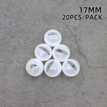 (Leksakstillbehör 17MM-20PCS)20st Plast Rattle Bell Balls Squeaker Baby Leksaker DIY Rattle Beads Buller