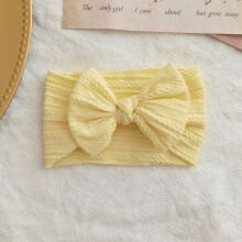 (10)Härlig nyfödd babypannband för flickor Elastiskt stickad barn turban babybågar mjuk nylon huvudbonader