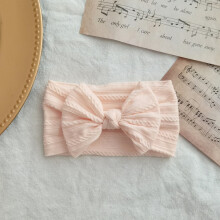 (23)Härlig nyfödd babypannband för flickor Elastisk stickad barn turban babybågar mjuk nylon huvudbonader