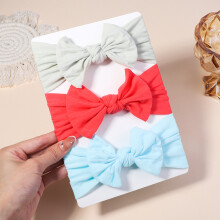 (2710-2)3st/lot Kabelstickad babypannband för barn Elastiska baby flickor Turban barn hårband Nyfödd