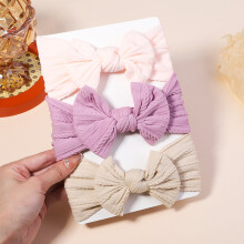 (2711-8)3st/lot Kabelstickad babypannband för barn Elastiska baby flickor turban barn hårband Nyfödd