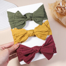 (2707-2)3st/lot Kabelstickad babypannband för barn Elastiska babyflickor Turban barnhårband Nyfödd