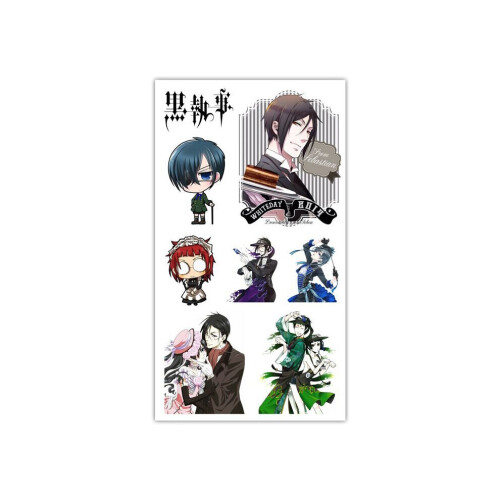 (Black Deacon) Anime Mini Tattoo Posted Tomorrow Δώρο με αυτοκόλλητο δημιουργικ