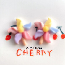 (StyleC) Jewelry Diy Making Cartoon Rainbow Unicorn Flower Resin Components for Cream Glue Case Phone