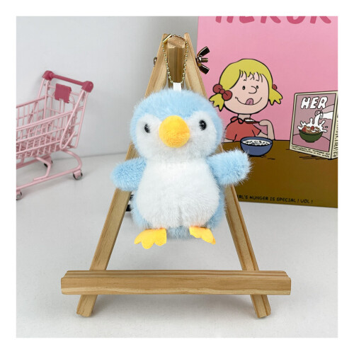 Orecchini a bottone a forma di pinguino in argento sterling - Piccolo