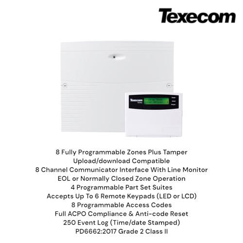 TEXECOM VERITAS EXCEL WITH LCD REMOTE KEYPAD - GRADE 2 1
