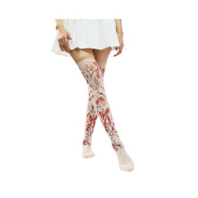 (16) Halloween sur Cosplay genou cuisse chaussettes Costume fêtes festives dessin animé