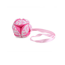 (Rosa) Kleinkind Stoff Neuheit Hand Griff Ball Baby Kleinkind Kinder Rassel Band Spielzeug