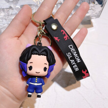 (StyleB) Φιγούρα Demon New Slayer Keychain Tanjiro Nezuko Inosuke Χαριτωμένο πλαστικ