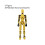 (Κίτρινο μαύρο) Lucky 3d Printed 13 Action Figure Decompressio Multi Jointed Movable Figures 1