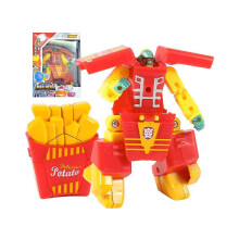 (Γαλλικές πατάτες) Παραμόρφωση φαγητού Toy Robot Simulation Fries B