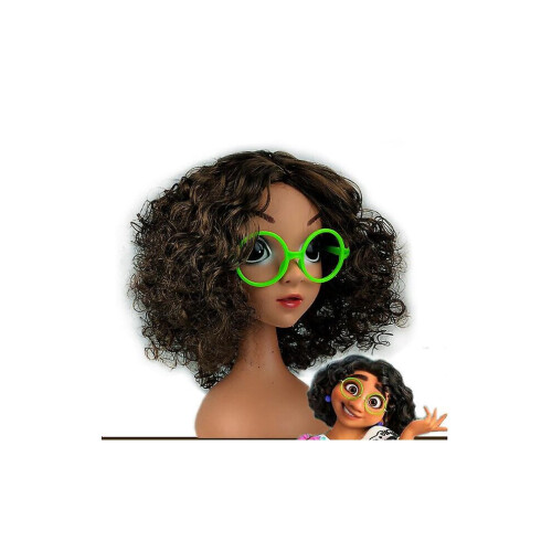 Encanto Mirabel Περούκα Κεφαλοθήκη Encanto Dress Up Props 1