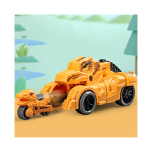 (Keltainen) Dinosaur Tank Liukuva Ejection Car Simulation Modeling Interaktiivinen Opetuslelu