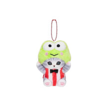 (Frosch) Weiches Plüschtier, bezaubernde Katze, verwandelte Serie, Kawaii-Taschenanhänger für Mädchen