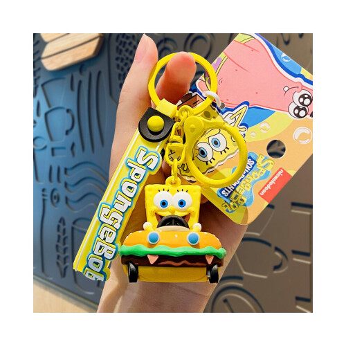 (Μπομπ Σφουγγαράκης) Σφουγγαράκης Creative And Patrick Keychain Αξιολάτρευ