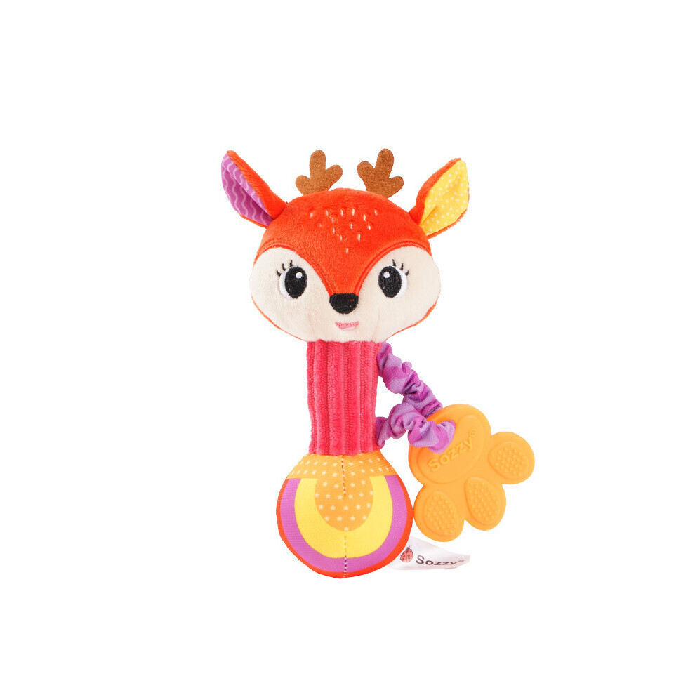 (Cervo) Giocattolo Da Afferrare Con La Mano Per Neonati: Favorisce La Connessione Emotiva E La Coordinazione Occhio-Mano