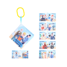 (Occupation) Educational Fabric Cloth Book For Baby Tearresistant Interactive Learning