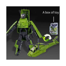 (Green Copter) Ρομπότ Μετασχηματισμού Κράματος Παιχνίδι Multi J