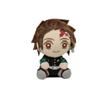 (Tanjirou) Demon Slayer Tanjirou Nezuko Λούτρινο Παιχνίδι Γεμιστή Κούκ